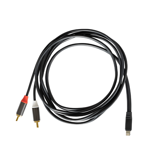 Rubiqube IPDRC IPhone to Dual RCA Male Cable - Black 1.8 meter - 