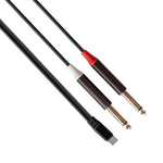 Rubiqube TCDMJ Type C to Dual Mono Jack Cable (1.8M) - 