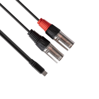 Rubiqube TCDXL Type C to Dual XLR Male Cable - 1.8 meters - 