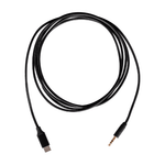 Rubiqube TCMIJB Type C To Mini Jack Cable - 1.8M (Black) - 