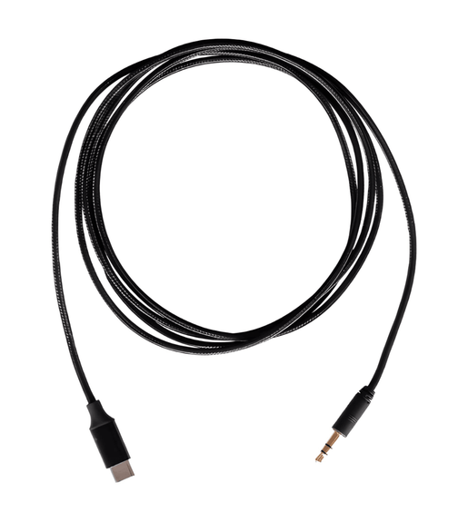 Rubiqube TCMIJB Type C To Mini Jack Cable - 1.8M (Black) - 
