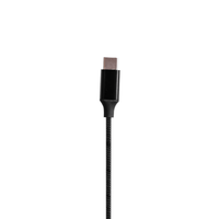 Rubiqube TCMIJB Type C To Mini Jack Cable - 1.8M (Black) - 
