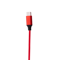 Rubiqube TCMIJB Type C To Mini Jack Cable - 1.8M (Red) - 