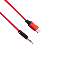 Rubiqube TCMIJB Type C To Mini Jack Cable - 1.8M (Red) - 