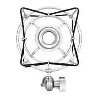 Samson Audio SP01 Studio Microphone Shock Mount - Silver - 809164002925