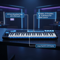 Samson KGR49 Graphite USB MIDI Controller - 809164013662 