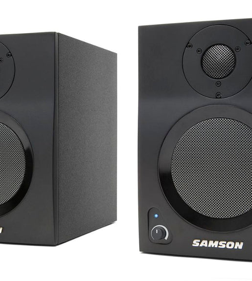 Samson MediaOne BT4 - Active Studio Monitors with Bluetooth (Pair) - 809164014324