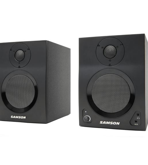 Samson MediaOne BT4 - Active Studio Monitors with Bluetooth (Pair) - 809164014324
