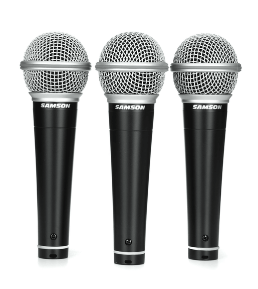 Samson R21S Dynamic Microphone (3 Pack) - 809164003380