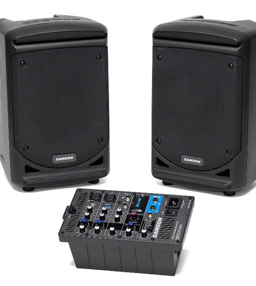 Samson XP300B 300W Portable PA Speaker Kit - 0809164020769