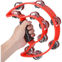 Santa Fe SUNTMB Half Moon Tamborine - Sunset Red - 