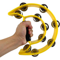 Santa Fe SUNTMB Half Moon Tamborine - Yellow - 