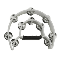 Santa Fe SUNTMB - WH Half - Moon Tambourine (White) - 