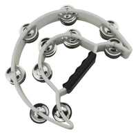 Santa Fe SUNTMB - WH Half - Moon Tambourine (White) - 