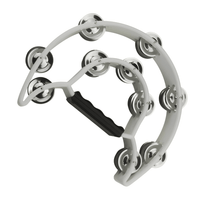 Santa Fe SUNTMB - WH Half - Moon Tambourine (White) - 
