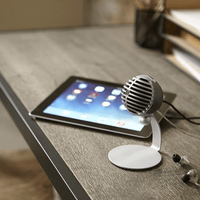 Shure MV5-LTG Digital Condenser Microphone - Retro Grey - 042406677035
