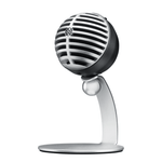 Shure MV5-LTG Digital Condenser Microphone - Retro Grey - 042406677035
