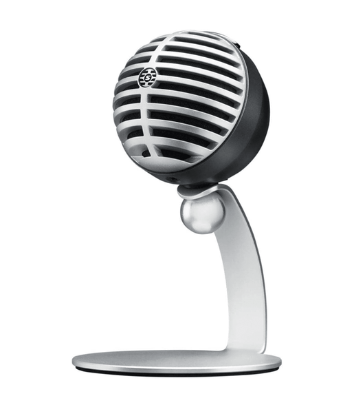 Shure MV5-LTG Digital Condenser Microphone - Retro Grey - 042406677035