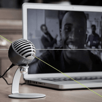 Shure MV5-LTG Digital Condenser Microphone - Retro Grey - 042406677035