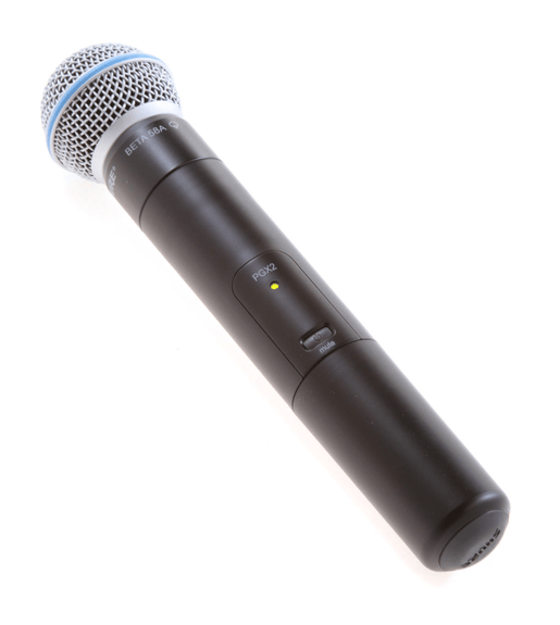 Shure PGX2/BETA58-J6 Handheld Wireless Microphone Transmitter (J6 Frequency Band) - 