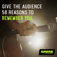 Shure SM58 Vocal Microphone - 660845710306