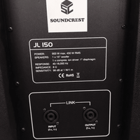 Soundcrest JL150 15-Inch 450W Moulded Plastic Speaker Cabinet - 
