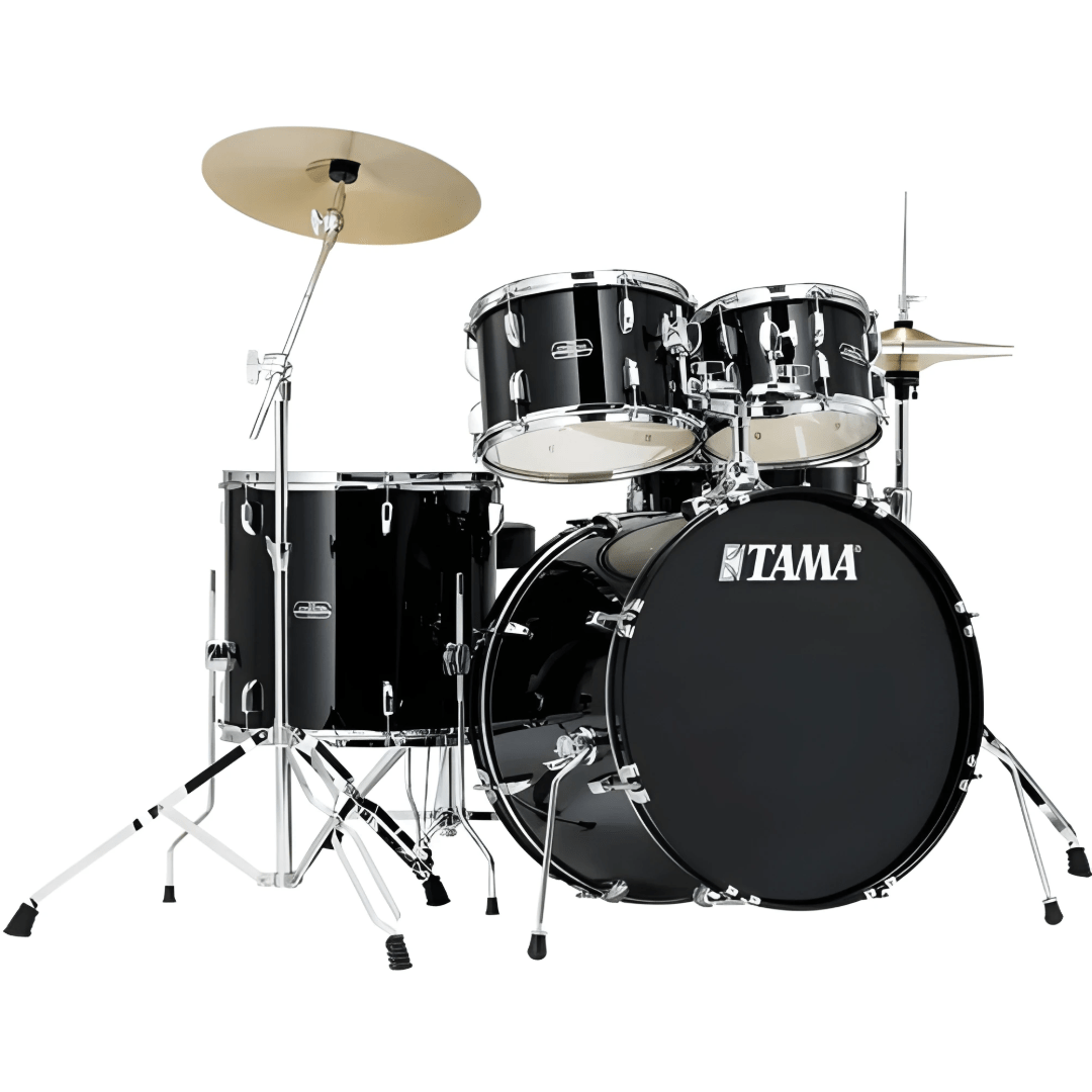 Stagestar ST52H6C-BNS 5 Piece Acoustic Drum Kit - Black Night Stagestar ST52H6C-BNS 5 Piece Acoustic Drum Kit - Black Night