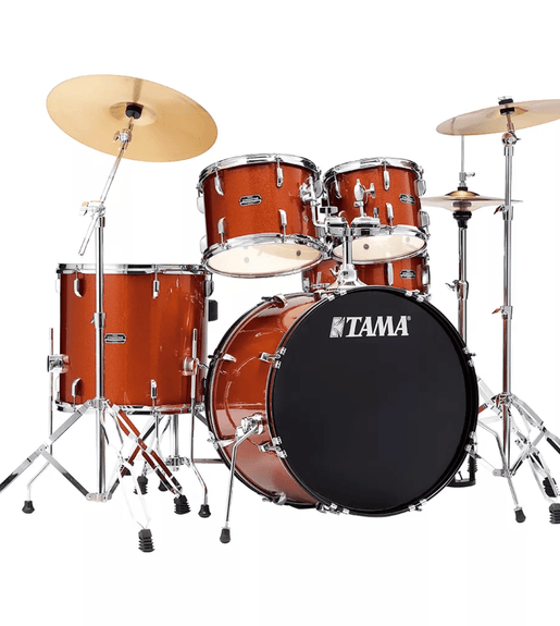 Stagestar ST52H6C - CSS 5 Piece Acoustic Drum Kit - Scorched Copper Sparkle - 