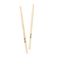 STAGG 5A Pair of Maple Drum Sticks - Wooden Tip - 5414428125385