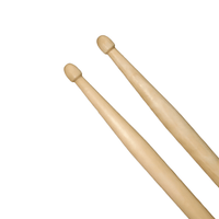 STAGG 7A Pair of Maple Drum Sticks - Wooden Tip - 5414428125408
