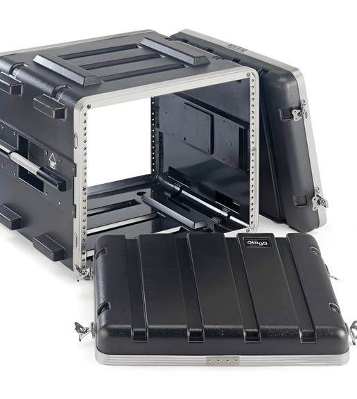 Stagg ABS 8U ABS Flight Case for 8 - unit rack - 