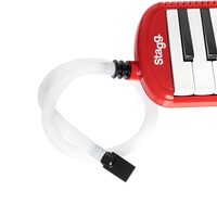 Stagg Melosta37 - RED melodica 37 key red with bag - 5414428255631