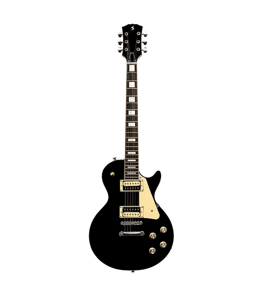 Stagg SEL - STD BLK Standard Series, electric guitar with solid Mahogany archtop body - 5414428261342