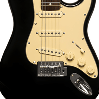 Stagg SES30 BK Solid Body 6 - String Electric Guitar - Black - 5414428260857