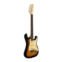 Stagg SES30 SNB Standard S-Style 6-String Electric Guitar (Sunburst) - 882030260841