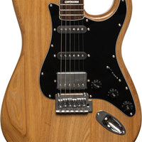 Stagg SES60 Vintage Series Electric Guitar with Solid Alder Body (Natural) - 5414428261328