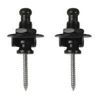 Stagg SSL1 Black Guitar Strap Locks (Pair) - 5414428197030