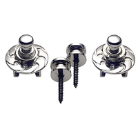 Stagg SSL1 Chrome Guitar Strap Locks (Pair) - 5414428197047