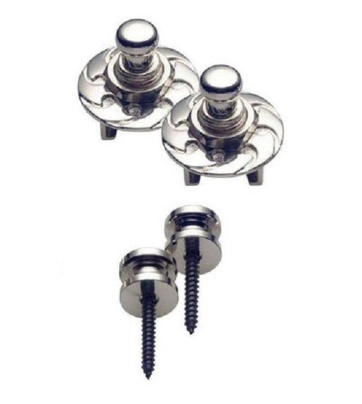 STAGG SSL1 Chrome Guitar Strap Locks (Pair) - 5414428197047