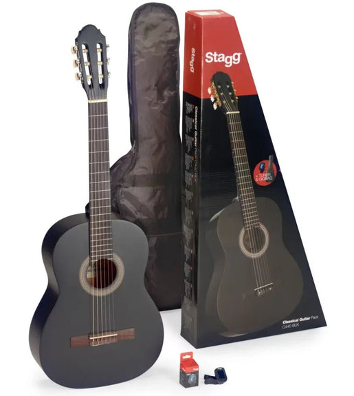 Stagg STAG - C410 - M - BK Classical Acoustic Guitar Pack Black - 