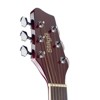 Stagg STAG-SA20ACE NAT 6-String Acoustic-Electric Cutaway Guitar with Tuner - 00882030225536