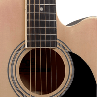 Stagg STAG-SA20ACE NAT 6-String Acoustic-Electric Cutaway Guitar with Tuner - 00882030225536