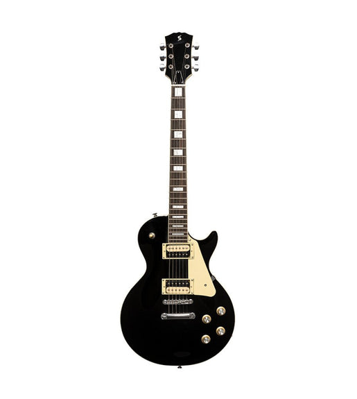 Stagg STAG - SELSTD BLK Standard Series, electric guitar with solid Mahogany archtop body - 