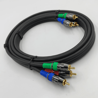 SunRise C49BK2 3RCA Male to 3RCA Male Component Video Cable 2m - 