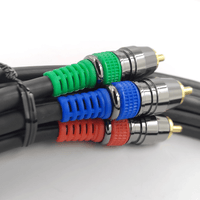 SunRise C49BK2 3RCA Male to 3RCA Male Component Video Cable 2m - 