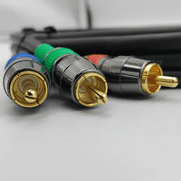 SunRise C49BK2 3RCA Male to 3RCA Male Component Video Cable 2m - 