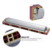 Suzuki W24C Harmonica 24 Holes C Key - 
