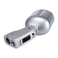 Takstar TA-55D / TA-54D Retro Style Nickel Dynamic Vocal Microphones - 