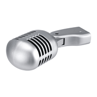 Takstar TA-55D / TA-54D Retro Style Nickel Dynamic Vocal Microphones - 