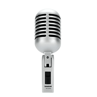 Takstar TA-55D / TA-54D Retro Style Nickel Dynamic Vocal Microphones - 